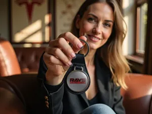 Rays Supporto Catena Chiavi Pelle Di Charme Look Sport